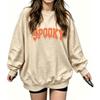 Women's Halloween Printed Neck Short Sleeve T-Shirt Casual Top
