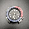 SEIKO Aftermarket Chapter Ring for Turtle SRP Hairline Black Finish with Markings and Anchor Mod Custom Part 4R36-04Y0, etc