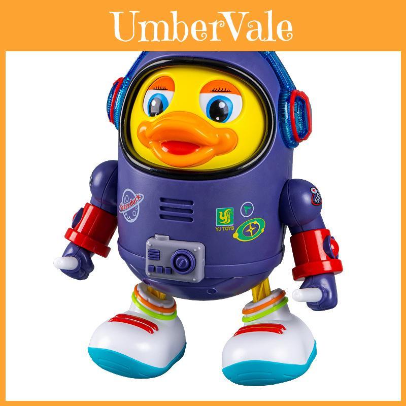 Kids Electric Dancing Space Duck Toy With Lights And Sound For Early Learning Activities