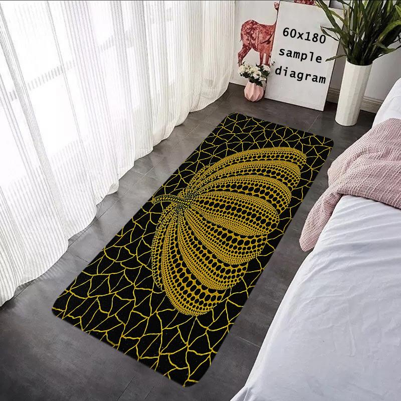 

Приліжкові гарбузові килимки для кімнати Килимки для ніг Yayoi Kusama Придверний килимок Дитячий килимок Килимок для ванни Килимок для ванної кімнати Протиковзкий килимок Декор коридору 40x60cm-mini