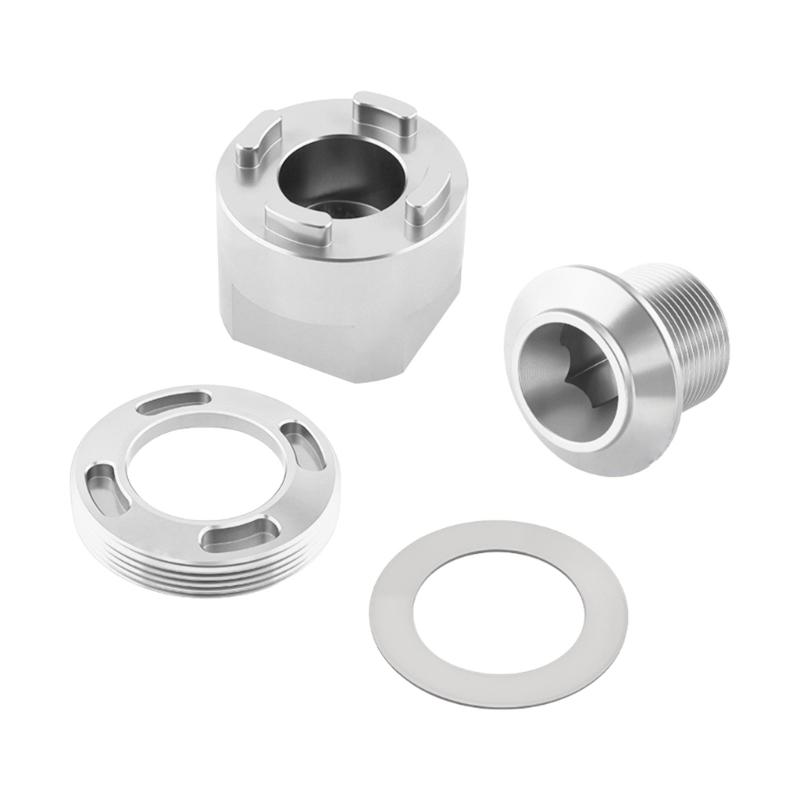 Aluminum Alloy Crank Arm Cover Installation Tool Precisions Cycle Repair Bike Crank Arm Wrench Bike Crank Extractor