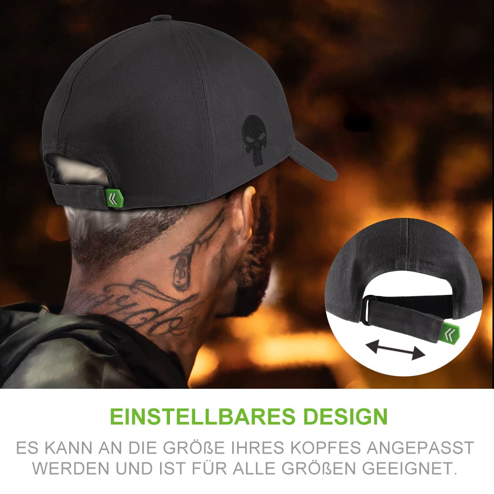 Baseball Style Head Guard Safety Cap with ABS Hard Highly and [GREEN DEVIL] Shell, Breathable, Lightweight, Impact-Absorbing