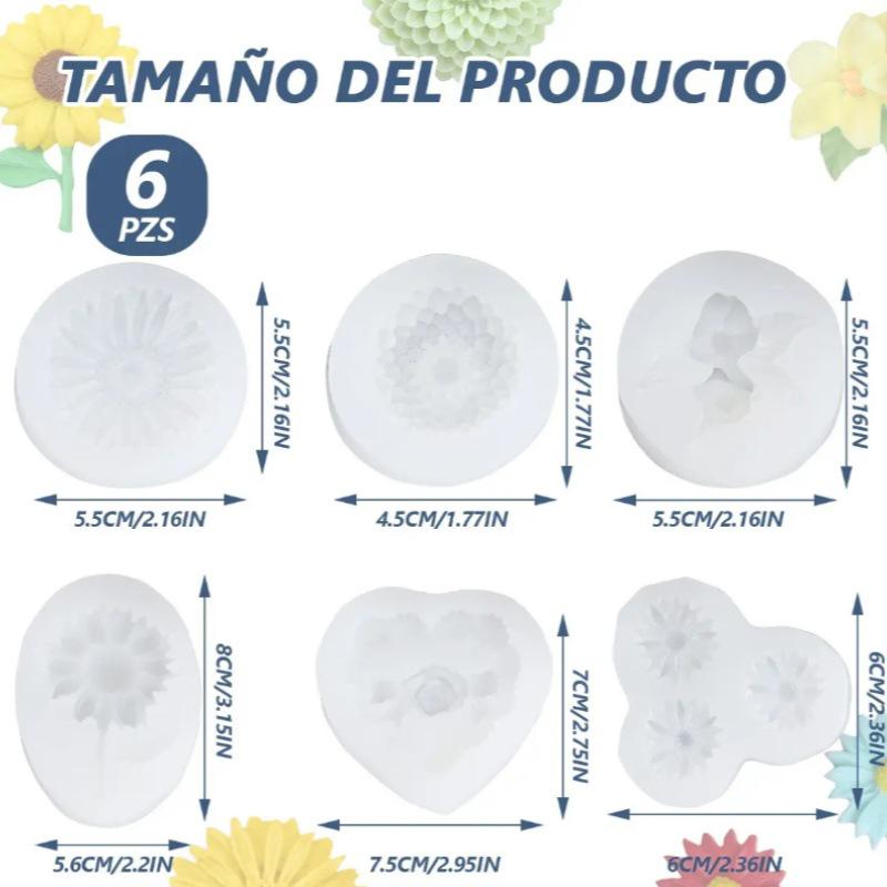 DIY Flower Silicone Mold for Handmade Fondant Cake Decorations