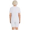 Mono Adaptable Antidesgarro Unisex Cuello Redondo Manga Corta Parte Inferior Corta Cremallera Trasera Mono de una Pieza
