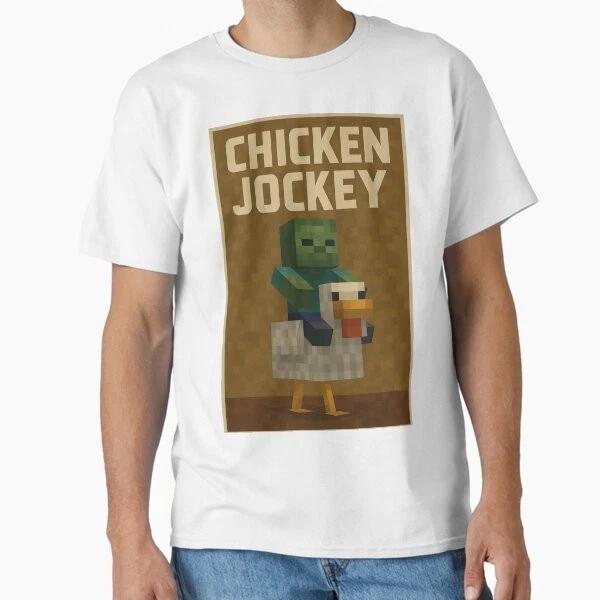 Chicken Jockey Classic Tshirt Made In Usaaus Tshirt S2xl S