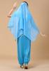 Cosplay Halloween Aladdin Kostüm Hosen Typ Bauchtanz Kostüm 4-teiliges Set Kostüm Jasmin Aladdin Stil Kostüm Himmelblau