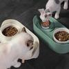 Double Feeding Bowl Collar Protect NONSLIP Ceramic Cat Feeding Bowl for Dog | DOGS EATING