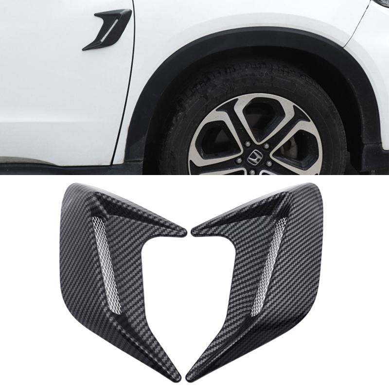 2Pcs Car Side Air Vent Stickers Modification Ventilation Grille Cover Side Air Intake Cover Hood Decoration Car Accessories