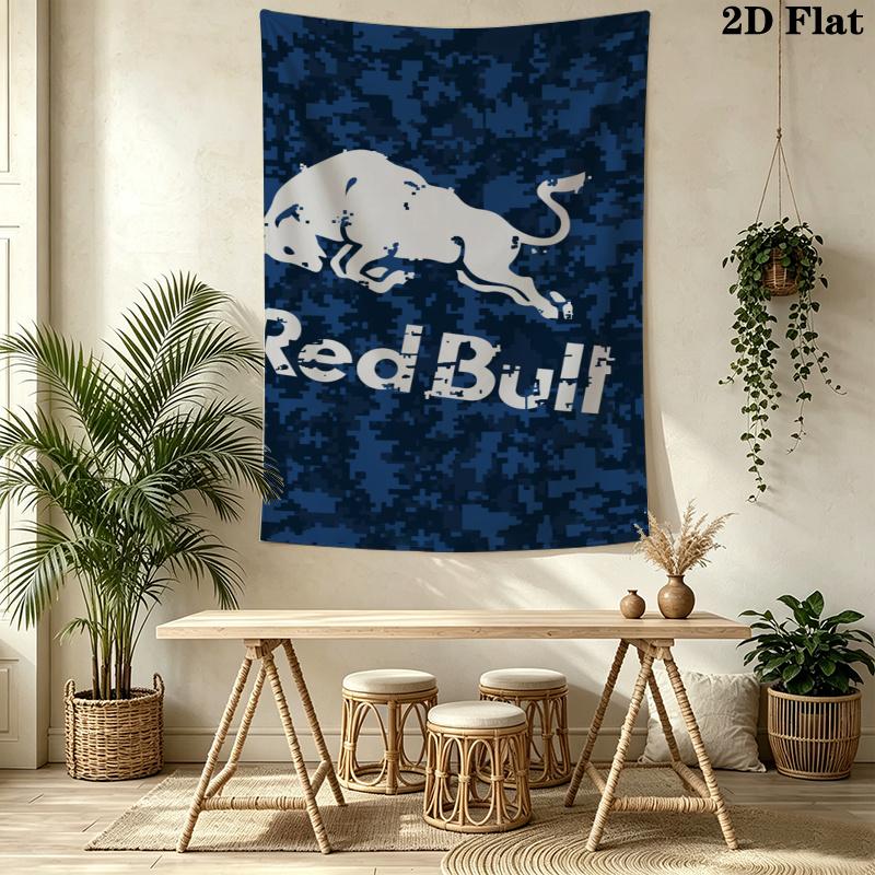 Bull Wall Tapestry Aesthetic Wall Hanging Printed Fabric Blanket Decorative Tapestries for Bedroom Living Room Home Decor