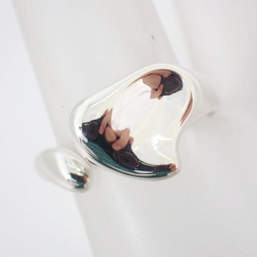 [Used] TIFFANY 925 Full Heart Ring / Size 10 / j62-4