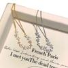 Micro-inlaid Zircon Adjustable Zircon Bracelet Shiny Hand Chain Pull Flower Bracelet  Gifts