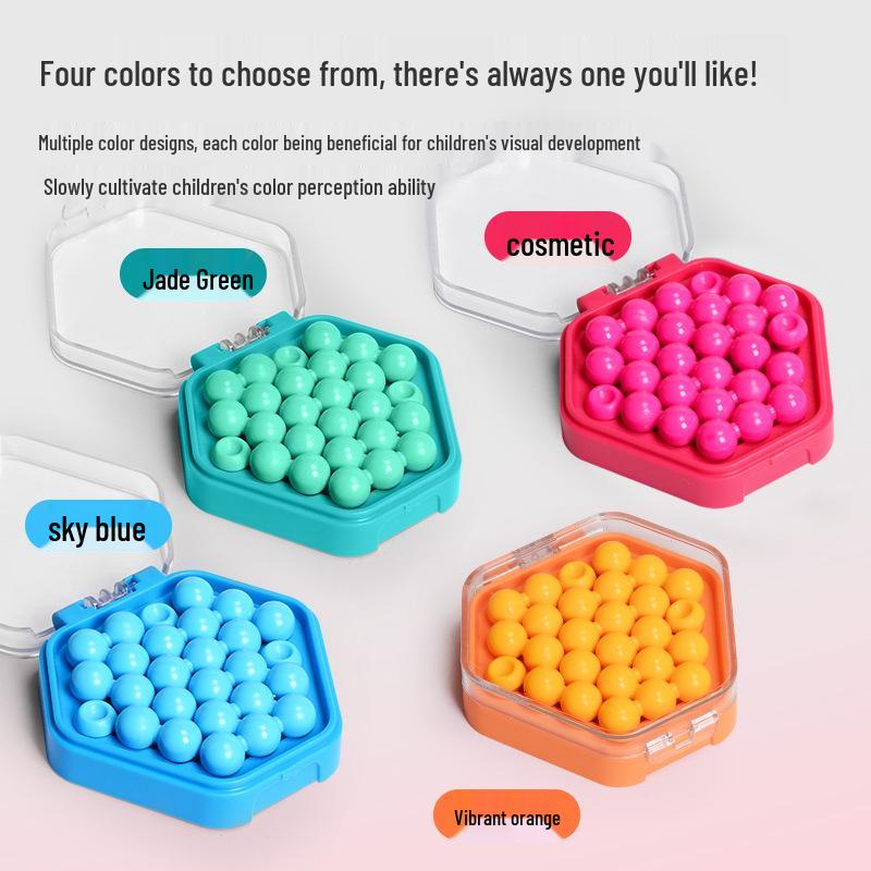 Colorful Bead Puzzle Ball: Inspires Logic, Thinking & Intellectual Growth with Multiple Levels.