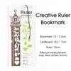 Hollow Bookmark Ruler Creative Beautiful Resistant Painting Drawing Ruler for Students To Learn School Campus Office Stationery