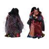 Witch Statue for Halloween Decor Small Hanging Witch Figurine Spooky Halloween Witch Ornaments Statue Set for Haunted