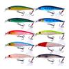 9CM/6.7G Minnow Fishing Lure with Tongue Hooks Hard Artificial Swimbait Freshwater Saltwater Trout Bass Fishing Accessories