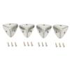 4/8/12PCS Metal Corner Protection Corners Vintage Box Corner Decorative Wood Corner Silver Gold Corner Clip Hardware