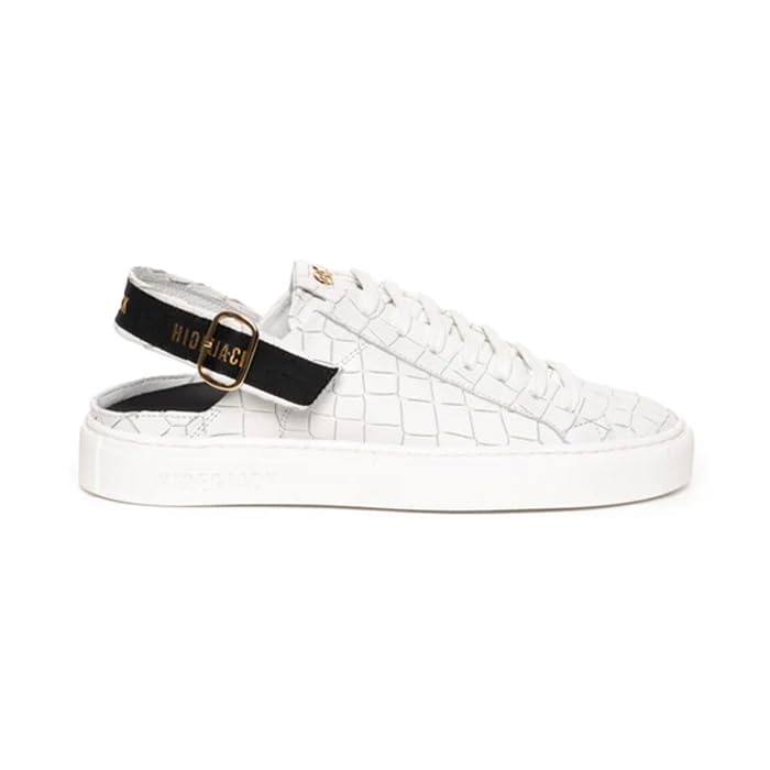 

and Croco Low Cut BLACK WHITE [Hide Jack] Men s Sneakers, Genuine, Sharp, Casual, Standout, Men s Brand, Present, Leather, Cowhide, Essence, Sabot,