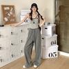 Retro Tencel Jeans Women's Summer Thin High Waist Skinny Loose Wide Leg Casual Lazy Straight Pants