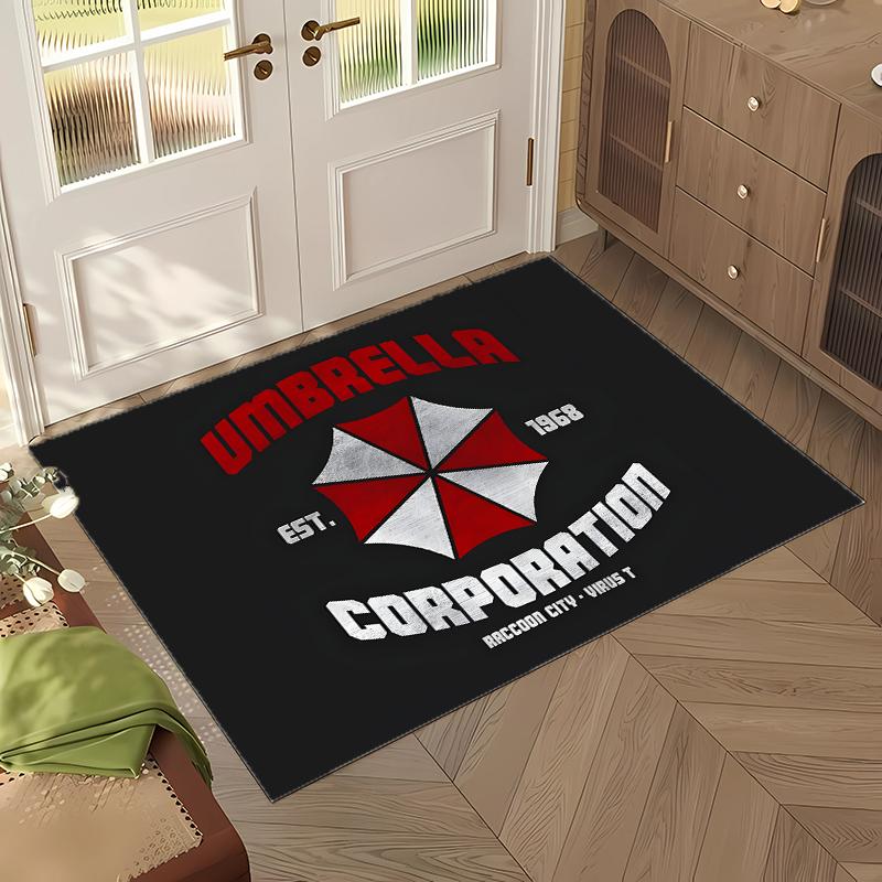 Umbrella Corporation (5) Office Rug Elegant Floor Rug for Office Living Room Bedroom and Indoor Home Spaces