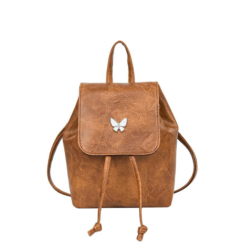Pu Fashion Backpack For Women Large Capacity Casual Street Style With Durable Wear Resistant Material