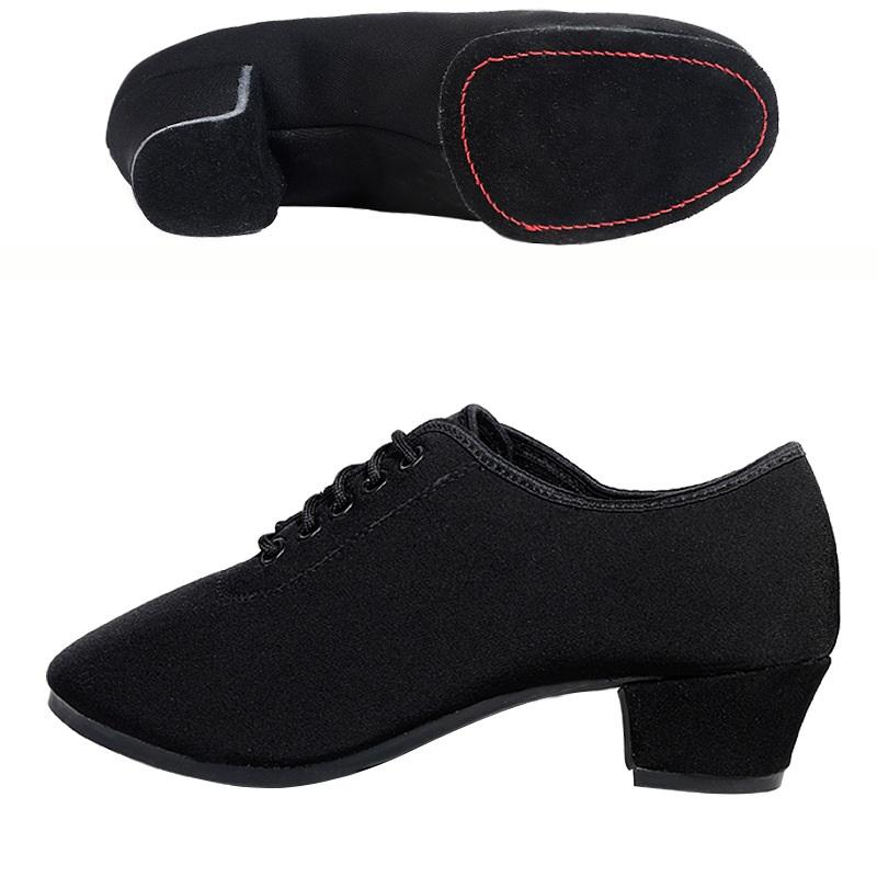 Comfort Latin Dance Shoes Woman Teacher Adult Oxford Shoes Modern Square Ballroom Canvas Women Shoes Comfortable Sneakers Female