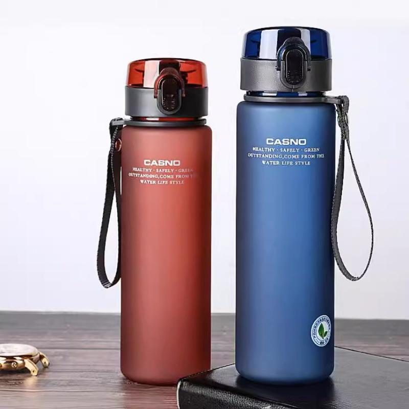 400/560ML Sports Water Bottle Frosted Cup Tour Hiking Portable Large Capacity Water Cups Fitness Camp Drinking Tools BPA Free