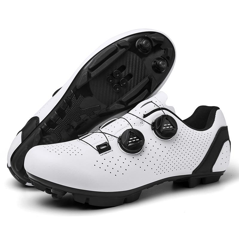 New Unlocked Cycling Shoes Men's Road Bike Lock Shoes Breathable Bicycle Shoes Non-locked Mountain Cycling Shoes Spot