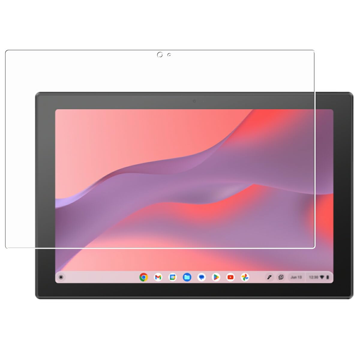 

ClearView ASUS Chromebook CM30 Съемный CM3001 10,5 дюймов [Прозрачный с защитой от отпечатков пальцев] Защитная пленка для ЖК-экрана без пузырьков Сделано в Японии