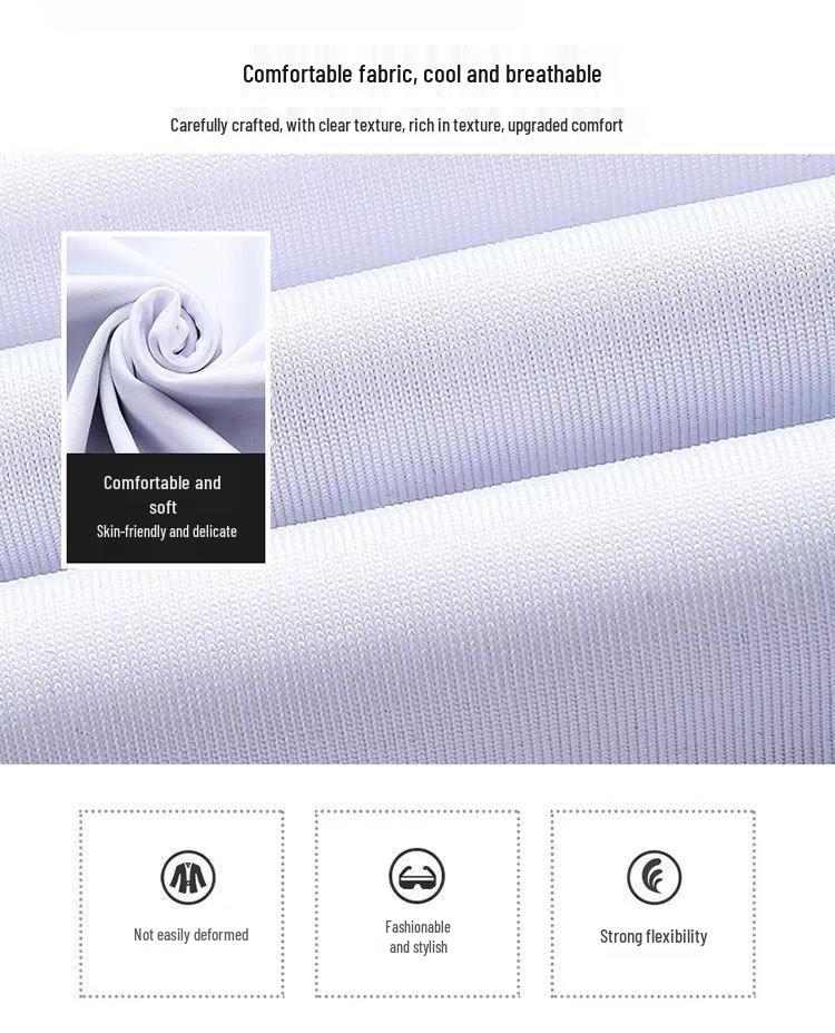 Herrarnas T-shirt med korta ärmar och shorts i is-silke - Sommartrend 2022