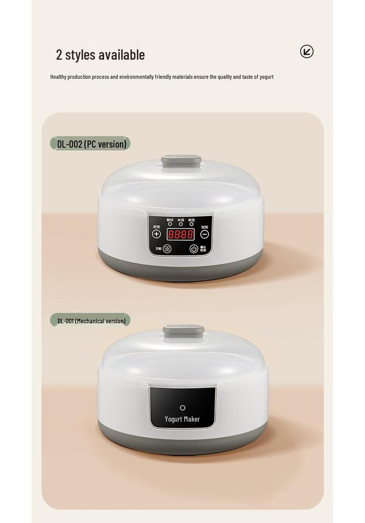 Slimme Automatische Yoghurt & Fermenteermachine voor Thuisgebruik