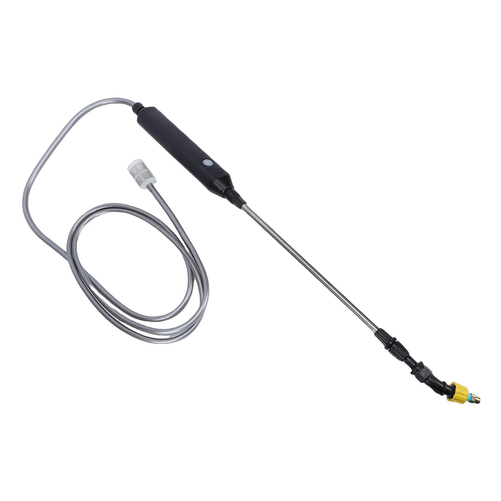 Battery Powered Sprayer Wand Portable Rechargeable Electric Garden Sprayer with Battery Indicator for Lawn Yard
