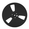 1 4 7 Inch Empty Tape Reel 3 Holes Aluminum Alloy Universal Open Sound Recording Tape Empty Reel for Recording Black