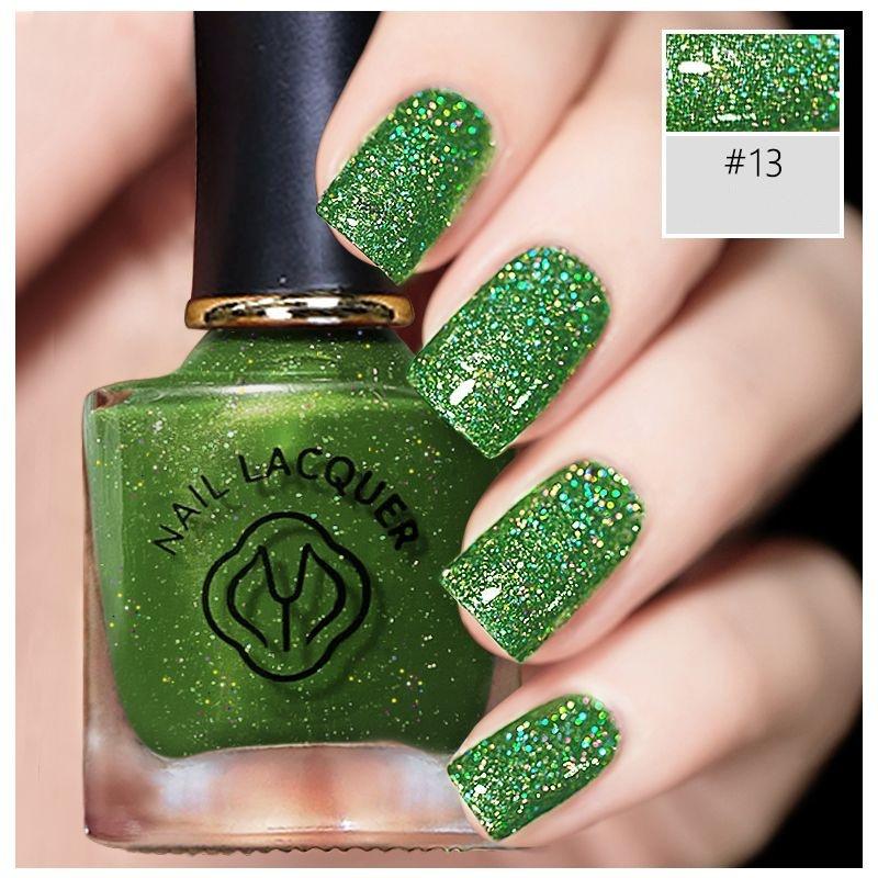 

26 цветов нового лазерного лака для ногтей Net Red Star Diamond Violet Snow Leaf Lotus Light Fish Smoke Rose Gold 13