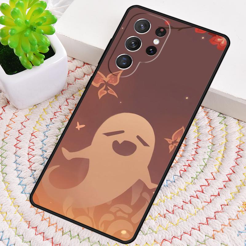 

Cartoon Hu Tao Genshin Impact Phone Case for Samsung Galaxy note 10 pro S26 Ultra S23 S24 FE S25 S21 S22 PLUS shockproof Cove Galaxy S20 FE 5G