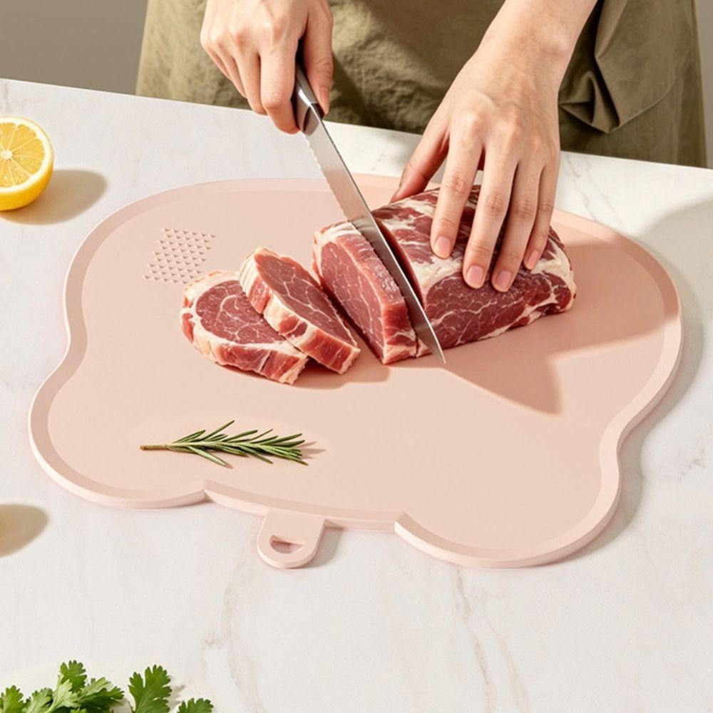 Anti-Mold Kitchen Chopping Block Double-Sided Fruit Cutting Board  Daily Cooking