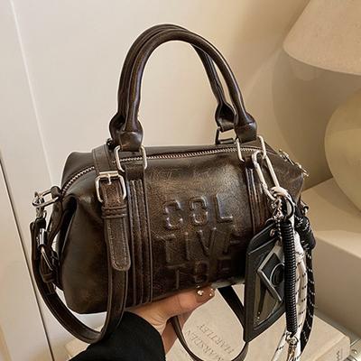 Simple Casual Handbag Bag Women's Winter New Personality Trendy Shoulder Messenger Bag Fashionable Commuter Pillow Bag