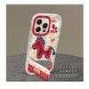 Fluffy Pony Mirror Stand Phone Case With Gauze Pattern For Iphone 17 Pro Max 16 15 14