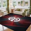 Mainz FC Design Crystal Velvet Rug Soft Decorative Mat for Bedroom Entrance