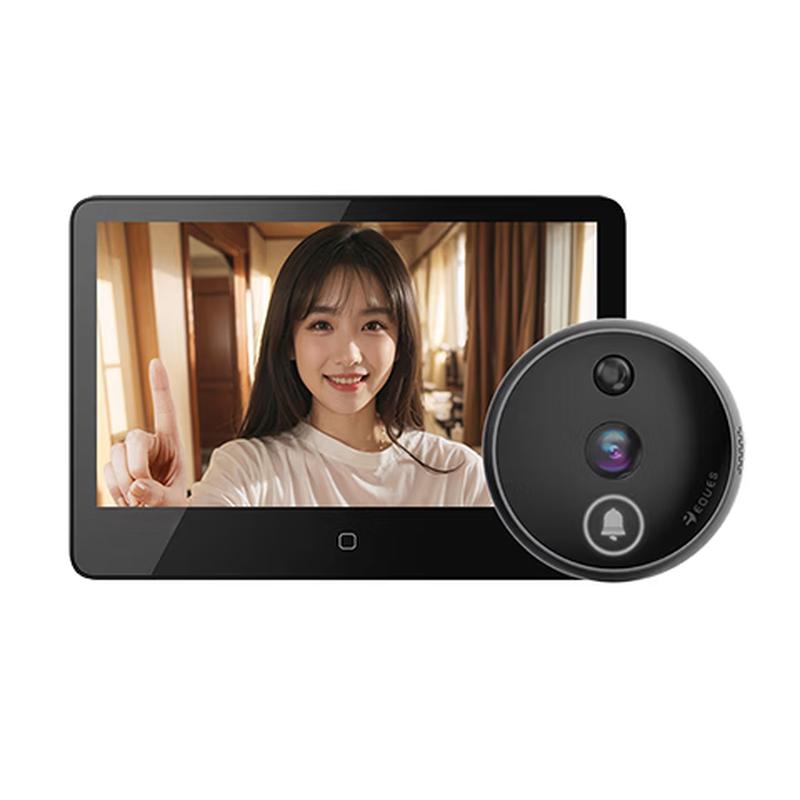 

Eques S31 Smart Peephole Doorbell & Security Camera CN plug (adapter included)