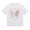 Women's Trend Comfy Breathable Classic T-Shirt Delicate Wing Graphic Design Tee