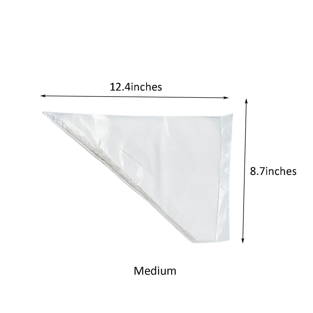 100Pcs Headless Piping Bag,Disposable Piping Bag, Cake Decoration