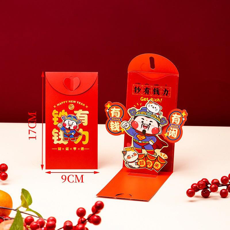 2026Red Envelopes Year of the Horse, Chinese New Year Hongbao, Lucky Money Pockets, Spring Festival Gift, Traditional Red Pocket