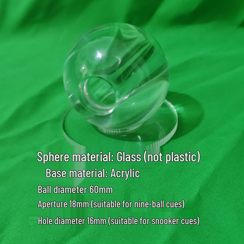 Transparent Billiard Cue Stroke Training Ball