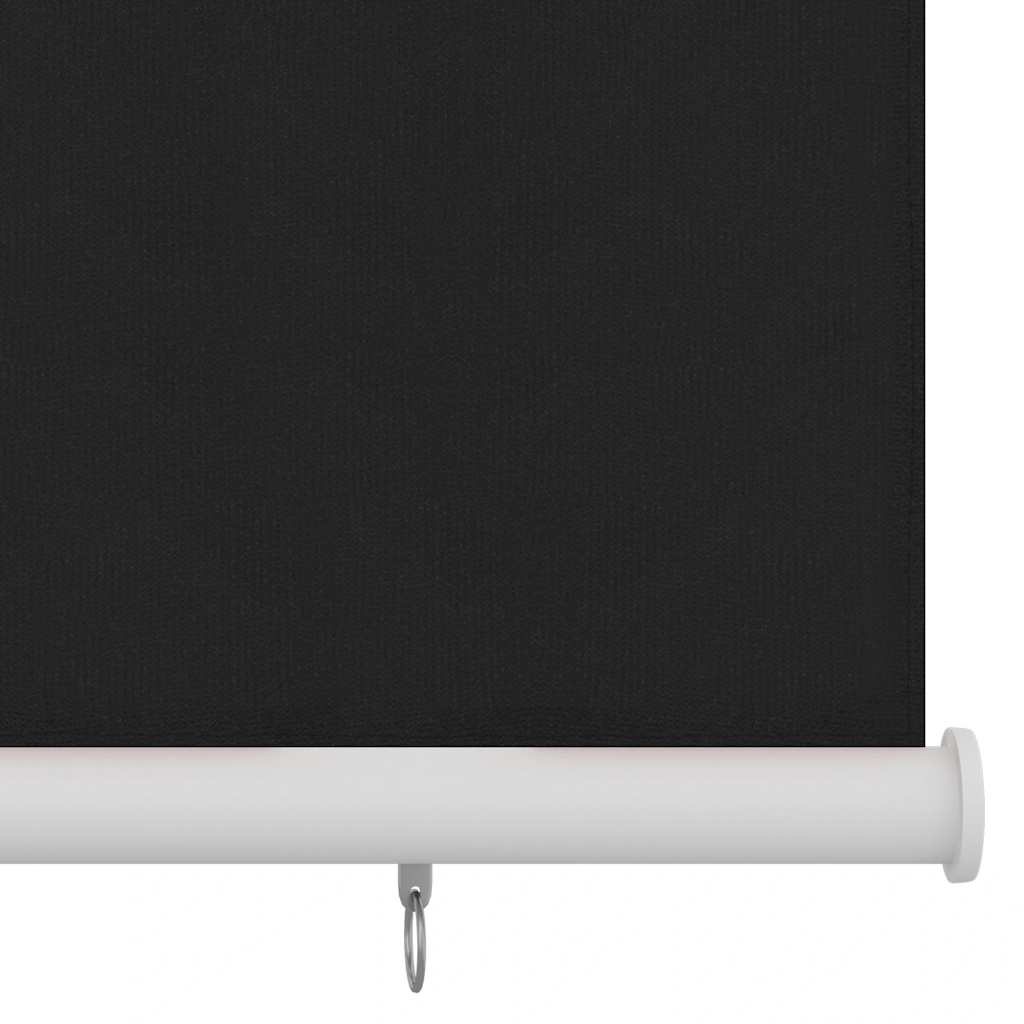 Outdoor Roller Blind 120 x 230 cm Black