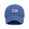 1pc Soccer Print Baseball Cap for Watch The Game,Perfect for Outdoor Activities and Urban Adjustable,Catering To Football Fans