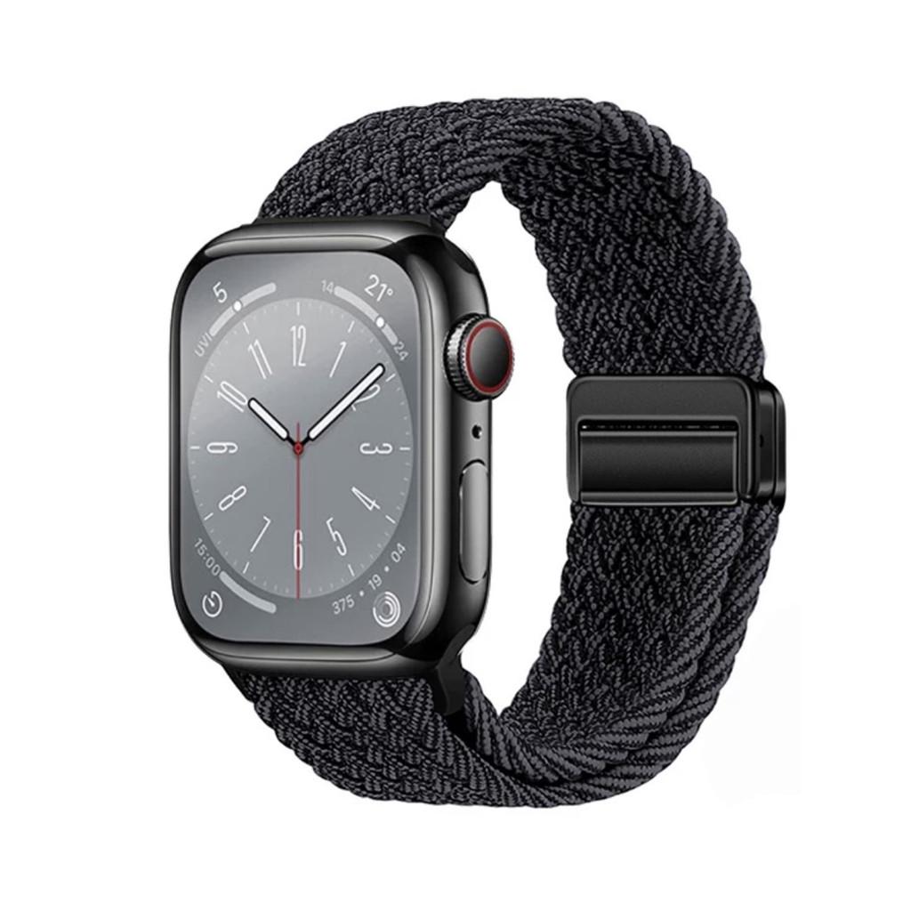 Cinturino in Tessuto di Nylon Multicolore per Apple Watch 46mm 42mm 44mm 40mm 45mm 49mm 41mm iWatch Serie Ultra 3 SE 3 11 10 9 8 7 6