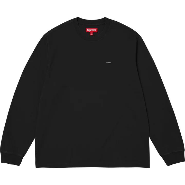Supreme Small Box L/S Tee Black S