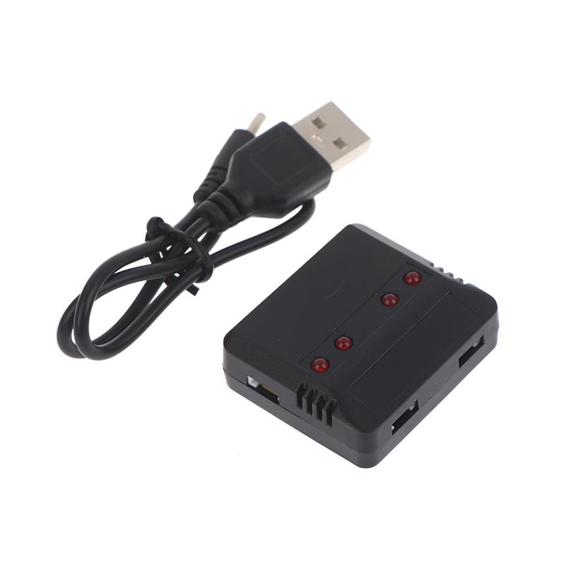 Încărcător USB Lipo 4 în 1 de 3,7 V pentru E010 H31 X4 Syma X5Sw X5C X5Hw Barcă RC Mașină Dronă Elicopter Piese Accesorii
