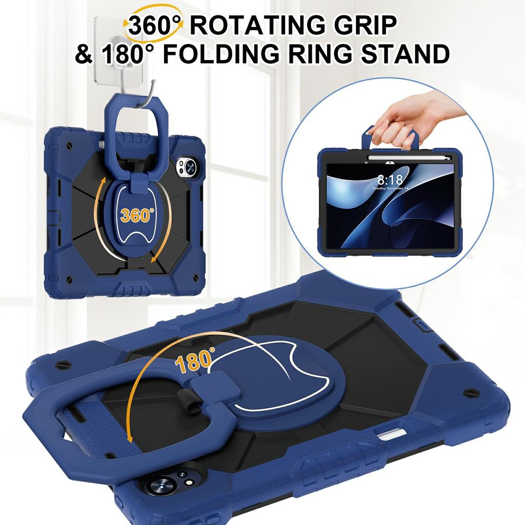 For Huawei MatePad Air (2024) Case Silicone+PC Kickstand Tablet Cover