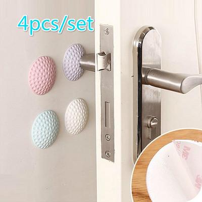 Door Stops Collision Pad Rubber Solid Wall Door Mute Door Handle Protector Shock Pads1pcs 4pcs